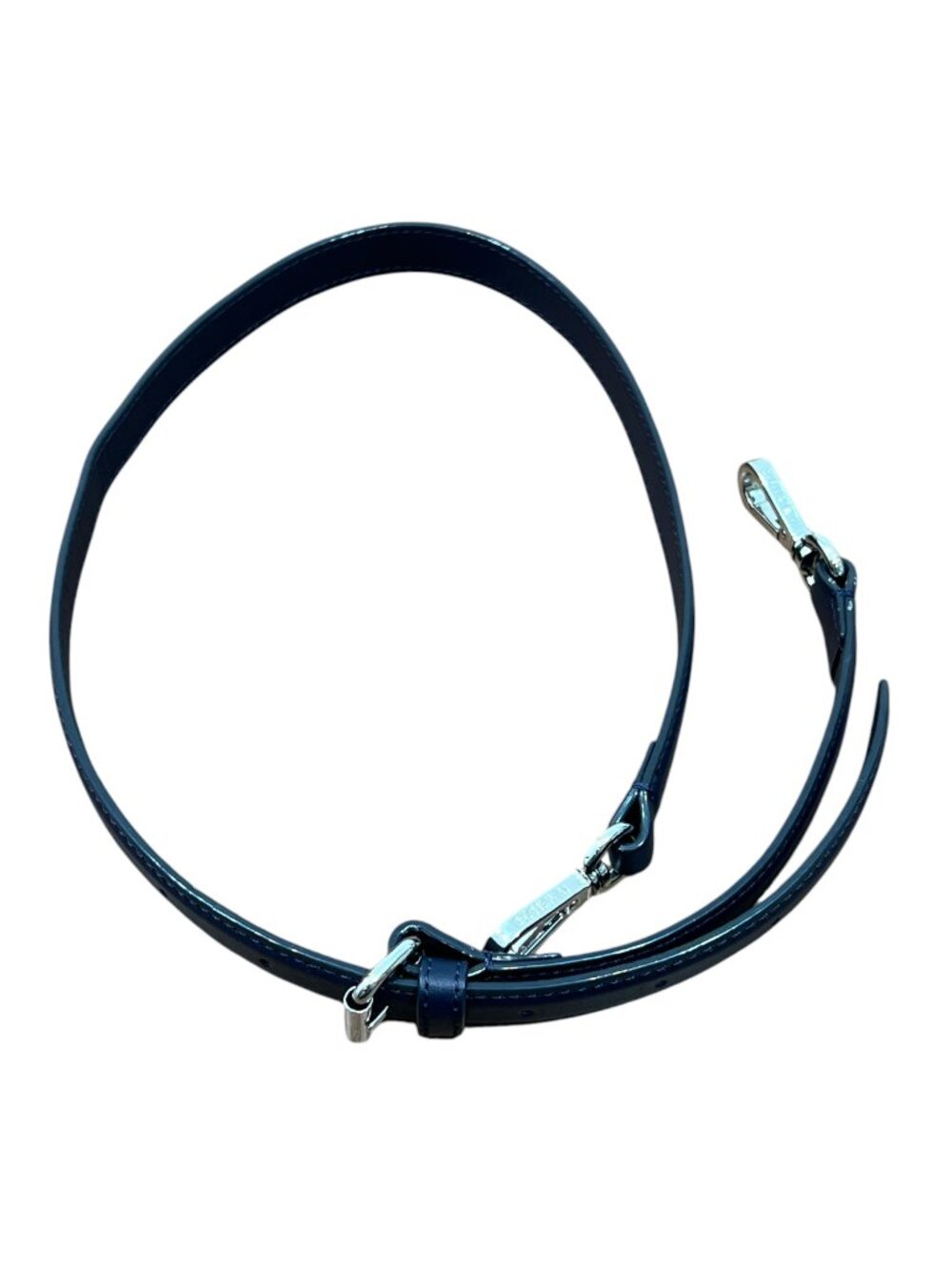 MZ Wallace Leather Replacement Strap Blue Pre-Loved